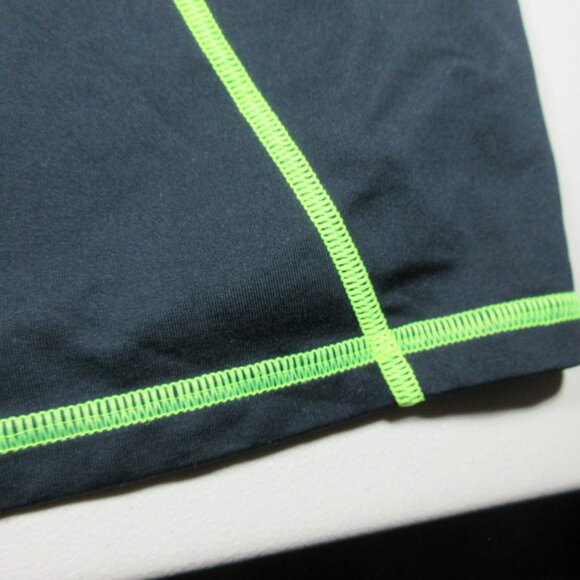 Under Armour mens black an chartreuse stitch ColdGear lined 1/2 zip XL - Picture 5 of 5